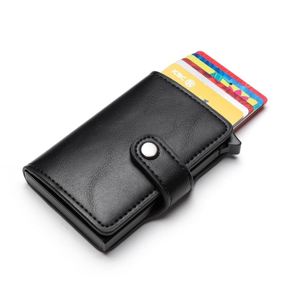 RFID NFC Card Holder Wallet, 5 Cards, Black - Image 5