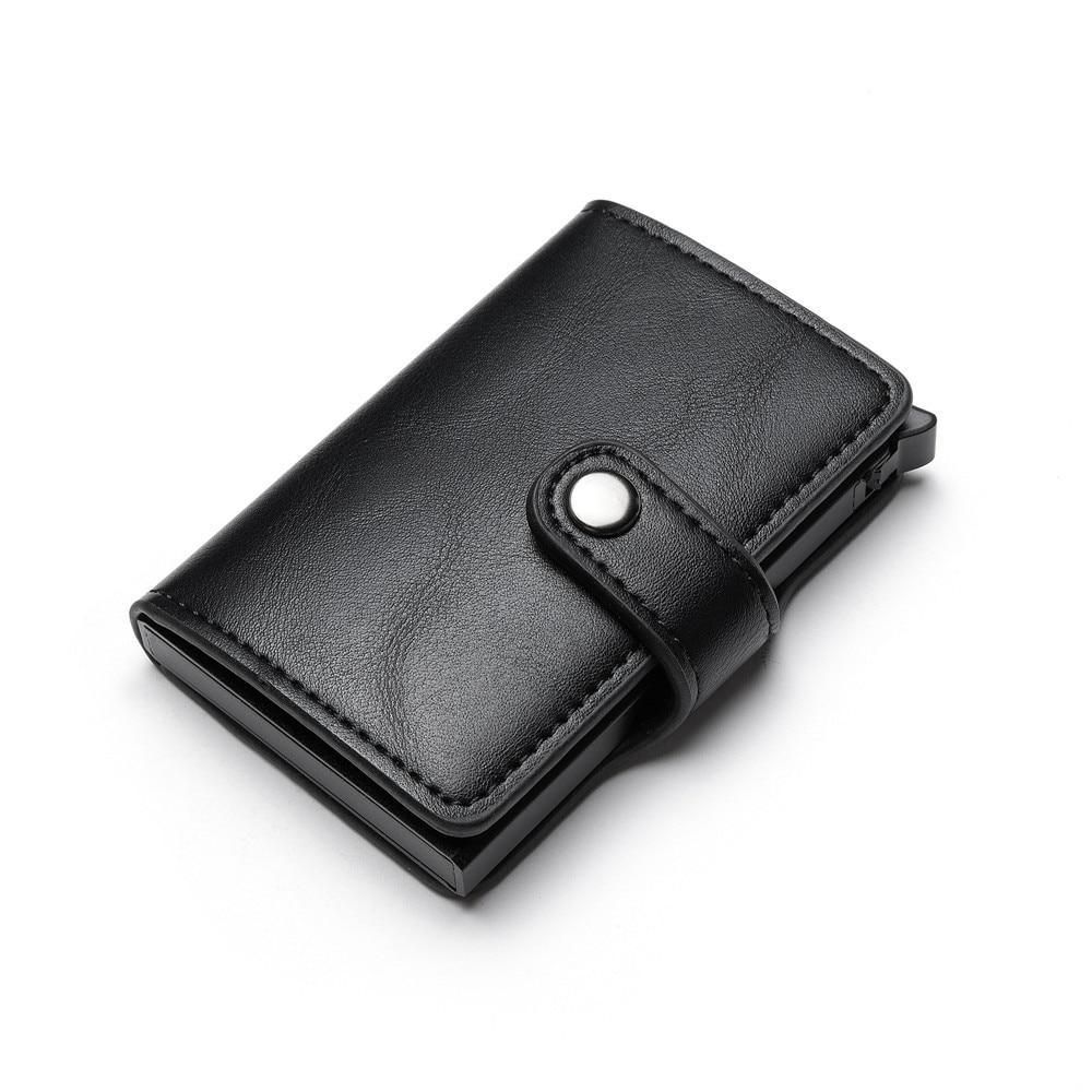 5 Cards Wallet Card Holder with RFID & NFC Protection, Dark blue - Image 8
