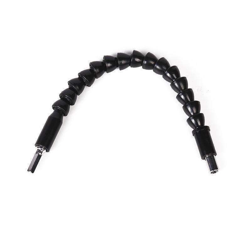 Flexible Drill Extension Bit, 20cm, Black, Compatible with Drills & Screwdrivers - Image 1