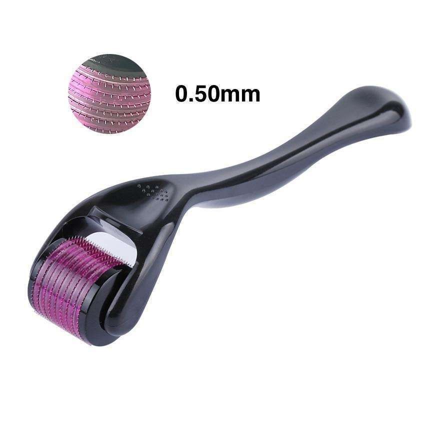 Skin Roller Microneedling Derma Roller for Skin Stimulation, Black - Image 1