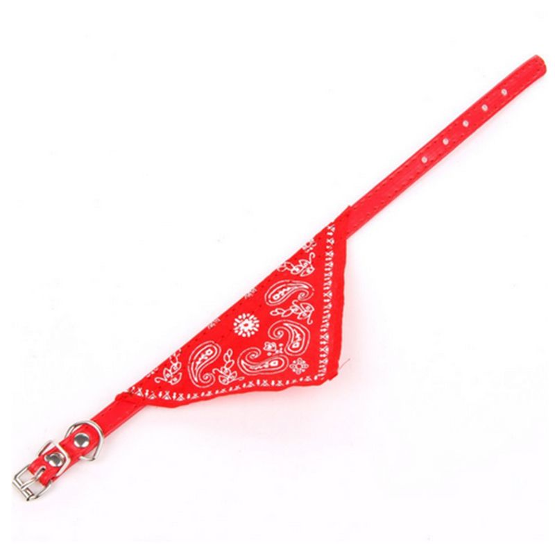 Dog Collar Bandana Scrunchie Scarf for Cats and Dogs, Black - Image 3