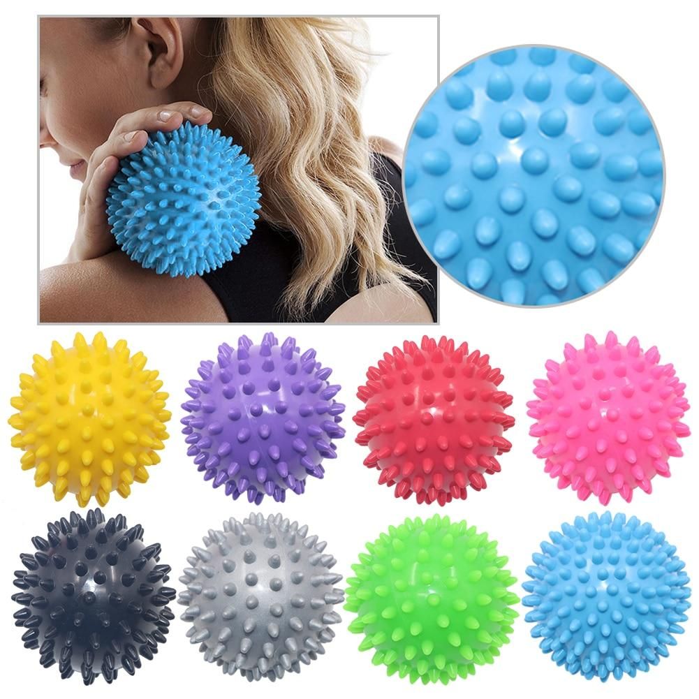 2pcs Spiky Ball Round Muscle Massage Roller, Random Color - Image 2