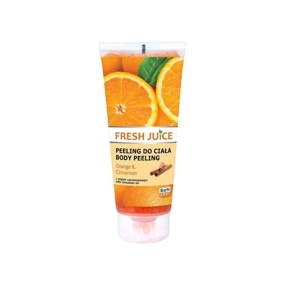 Body scrub Orange & cinnamon 200ml, body peeling - Image 1