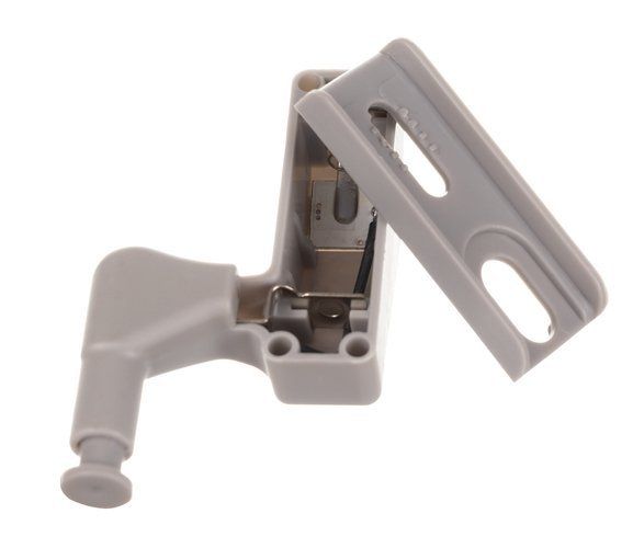 3-pack Universal LED Hinge Sensor Light for Cabinet Wardrobe Kitchen Night Light, Grey - Image 3