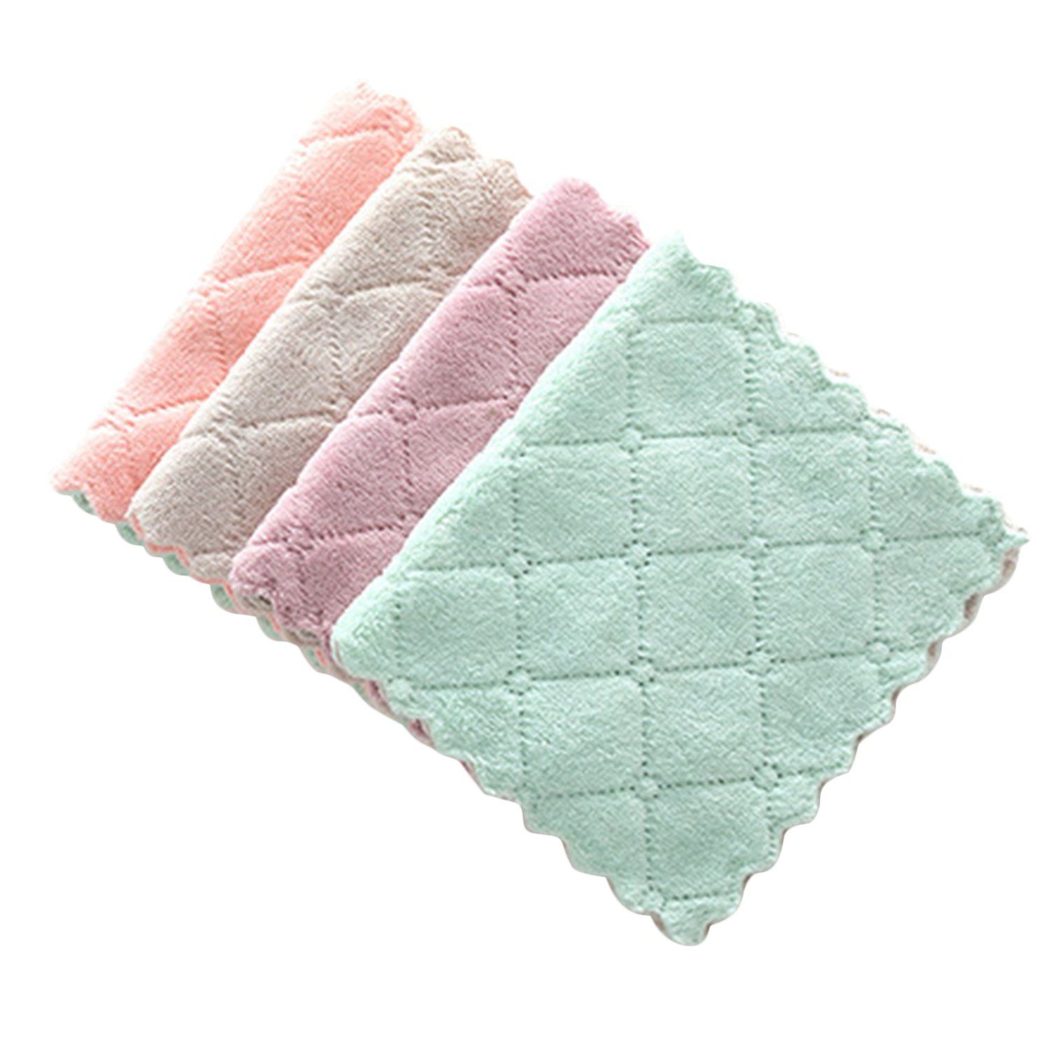 2pcs Microfiber Cloth, Super Absorbent Dishcloth - Image 1