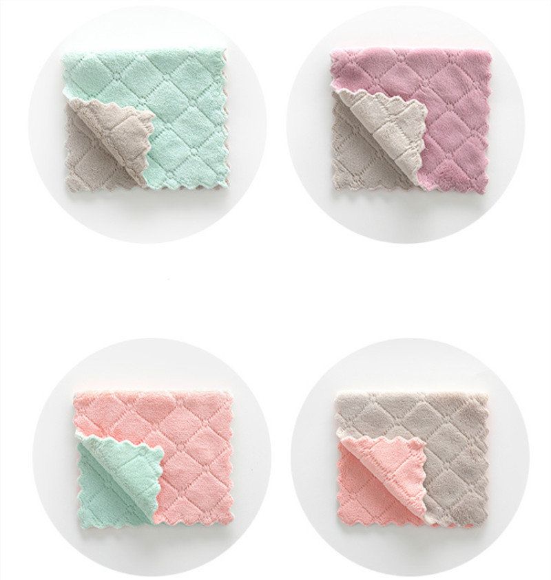 2pcs Microfiber Cloth, Super Absorbent Dishcloth - Image 2