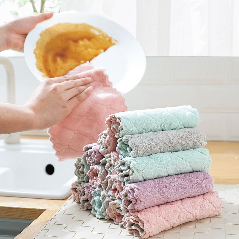 2pcs Microfiber Cloth, Super Absorbent Dishcloth - Image 4