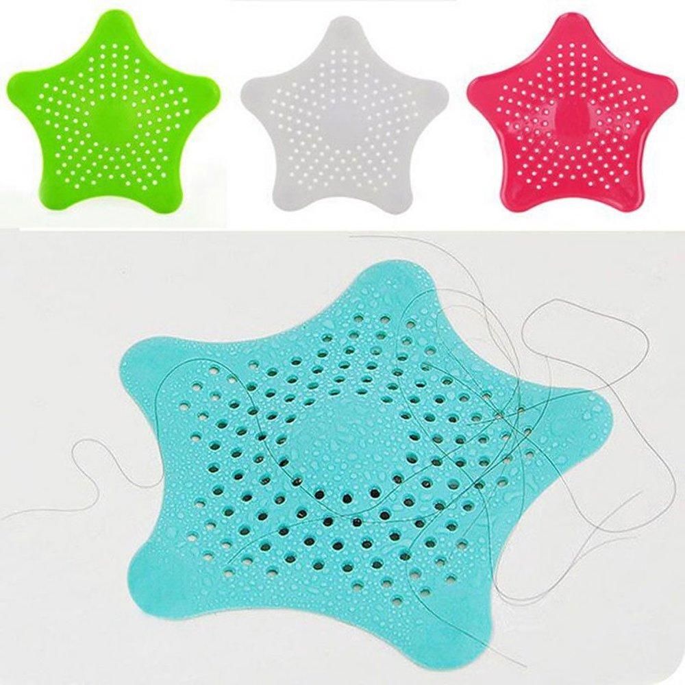 Silicone sink drain filter for bathtub and shower, white - Image 3