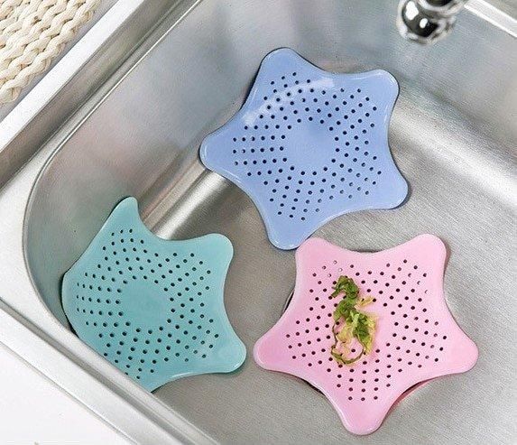 Silicone sink drain filter for bathtub and shower, white - Image 4