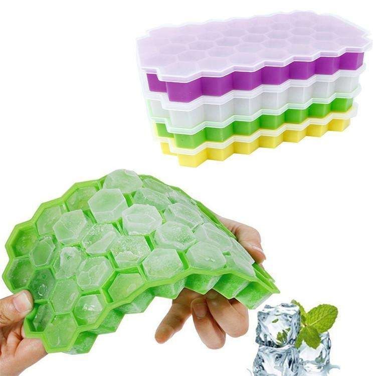 Hexagon Ice Cube Mold for Baking, MultiColor - Image 1