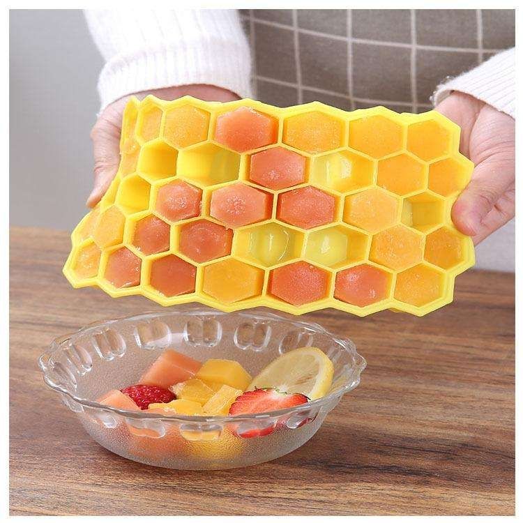 Hexagon Ice Cube Mold for Baking, MultiColor - Image 2
