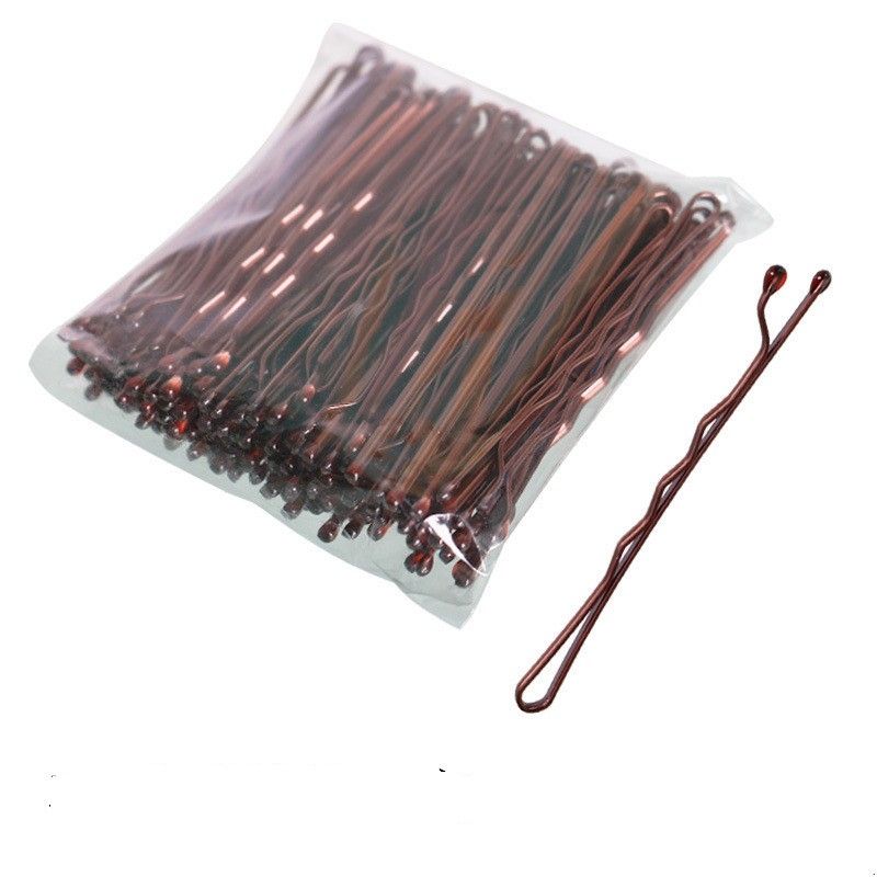 100pcs Brown Hair Clips - Hairpins - Image 2