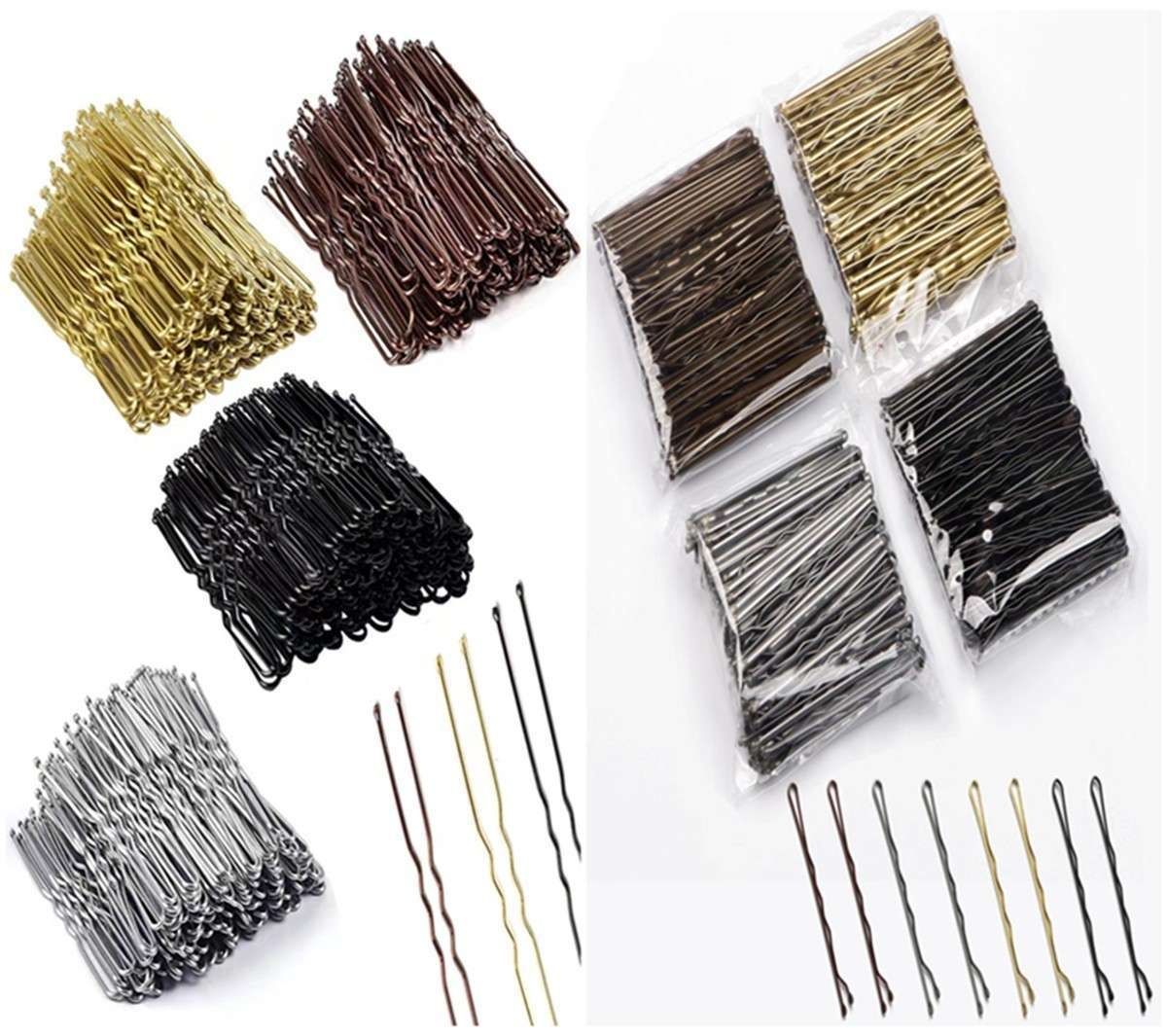 100pcs Black Hairpins, Hair Clips - Image 1