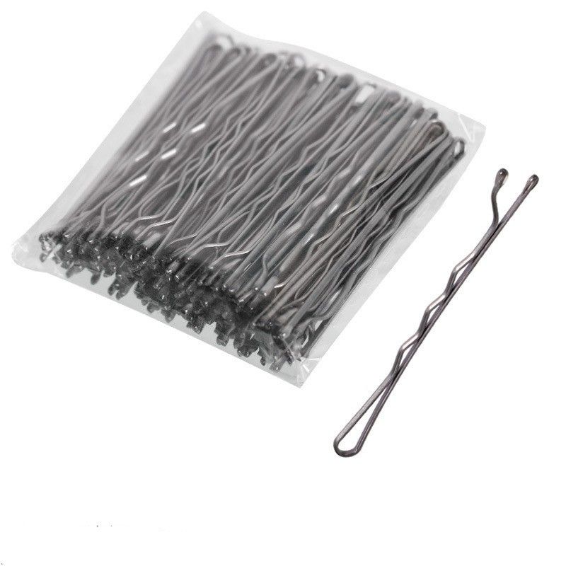 100pcs Silver Hair Clips Hairpins Hair Bands - Image 2