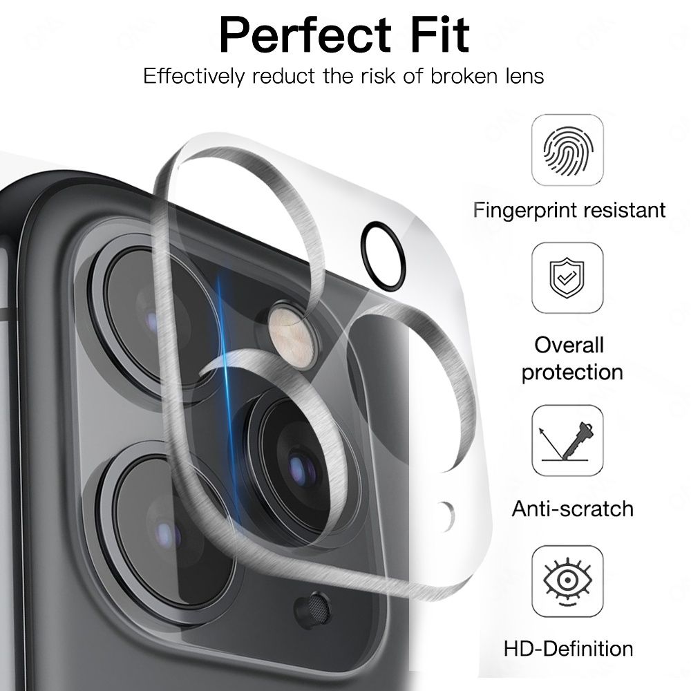 Tempered Glass Lens Protector for iPhone 15, Transparent, Compatible with iPhone 15 - Image 2