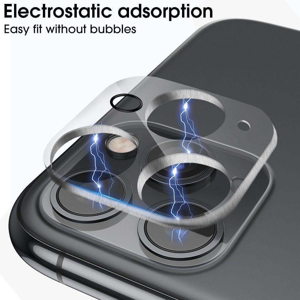 Tempered Glass Lens Protector for iPhone 15, Transparent, Compatible with iPhone 15 - Image 3