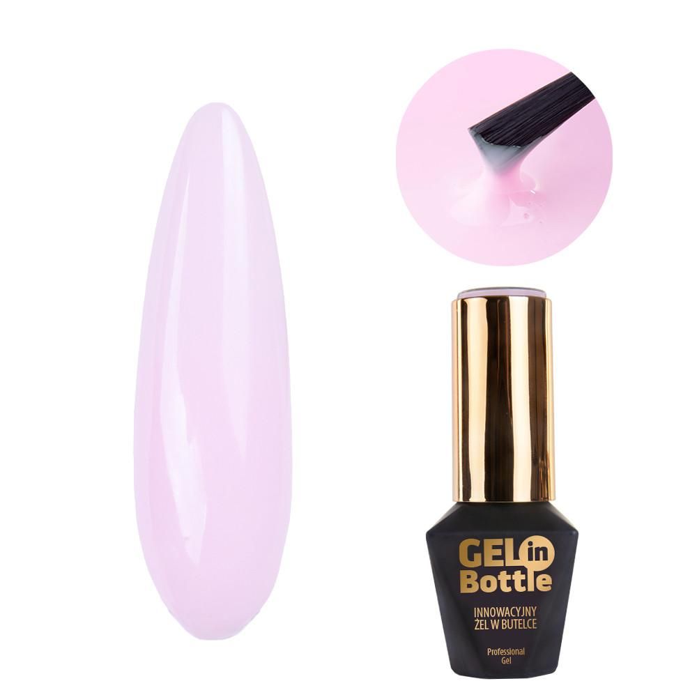 Mollylac UV LED Gel 10g, Icy Pink Base Coat, Compatible with Mollylac - Image 1