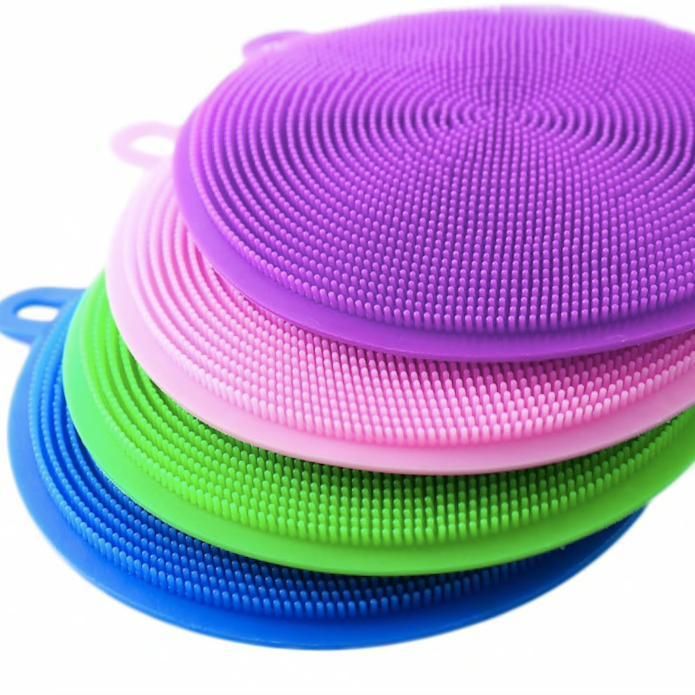 Silicone sponge for dishes, multi-color, with Magnic silicone dish sponge washing scrubber - Image 5