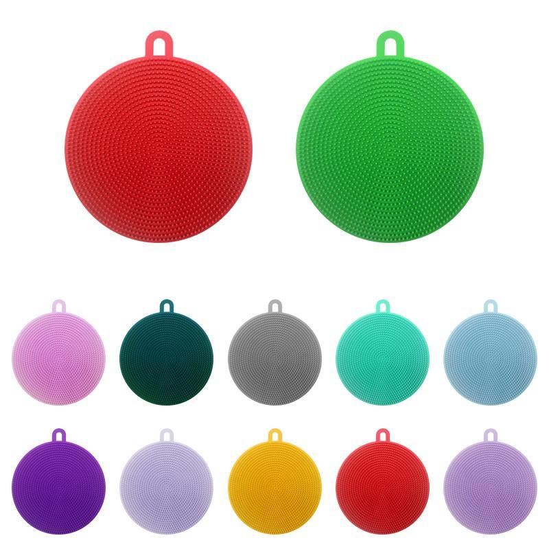Silicone sponge for dishes, multi-color, with Magnic silicone dish sponge washing scrubber - Image 7