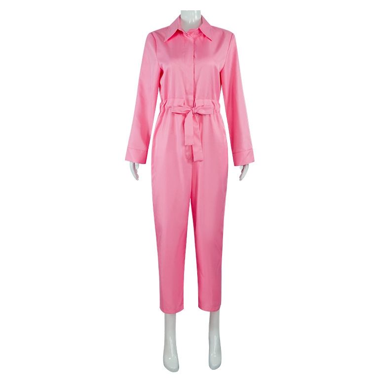 Barbie Jumpsuit Costume Light Pink, Size S for Halloween Cosplay - Image 3