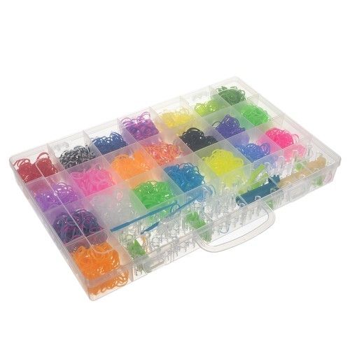 4400pcs DIY Loom Bands Rubber Band Kit, MultiColor - Image 5