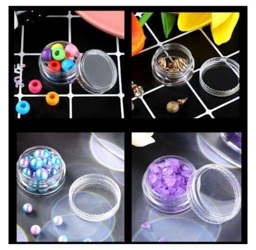 10pcs 5ml transparent storage jars, 5ml - Image 6