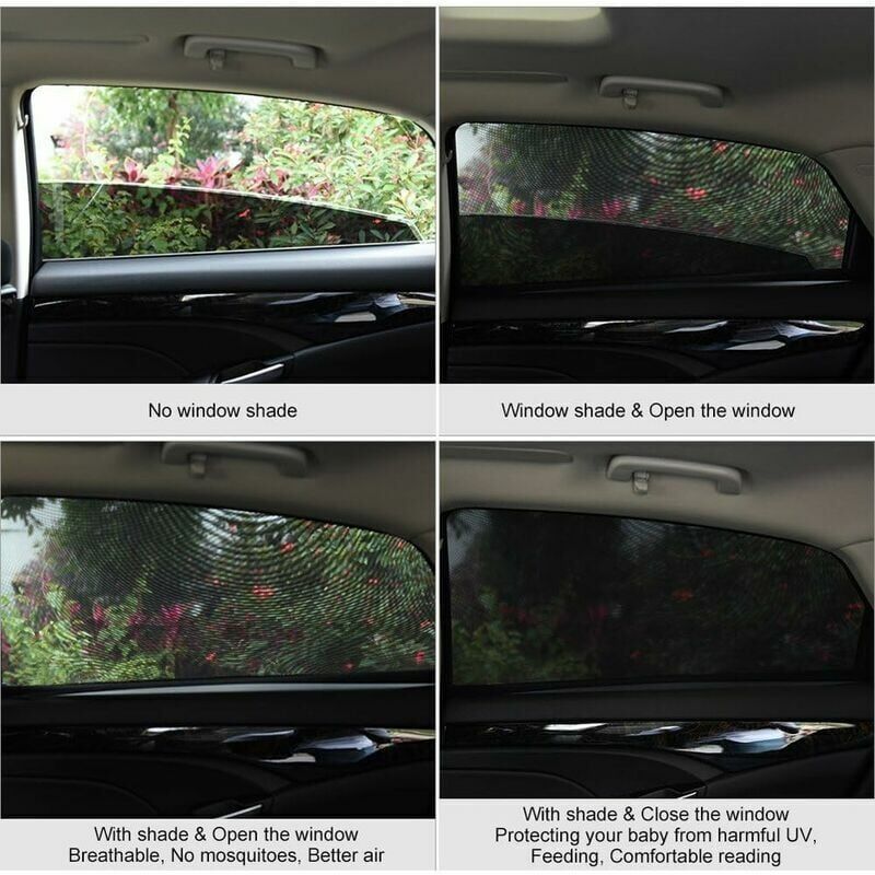 2 Pack Car Window Sunshades Interior Accessories - Image 2