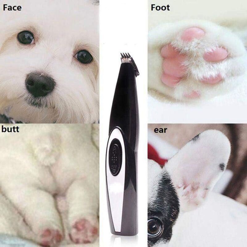 USB Rechargeable Cordless Pet Hair Trimmer for Dogs and Cats Paws Ears and Face - Image 2