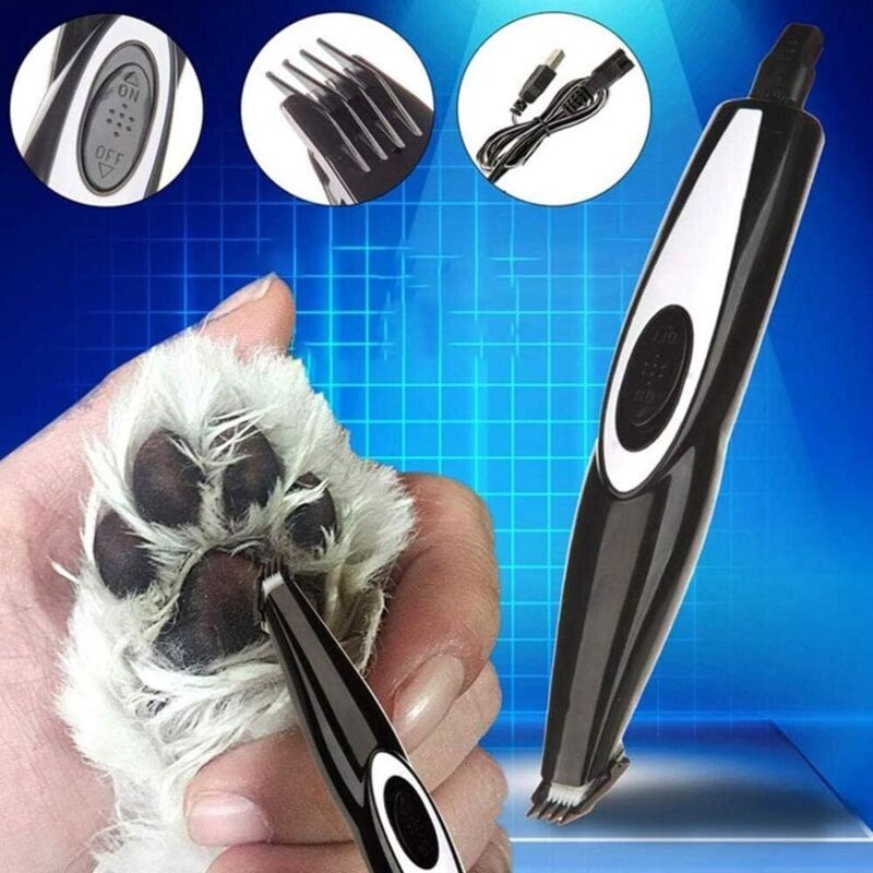 USB Rechargeable Cordless Pet Hair Trimmer for Dogs and Cats Paws Ears and Face - Image 3