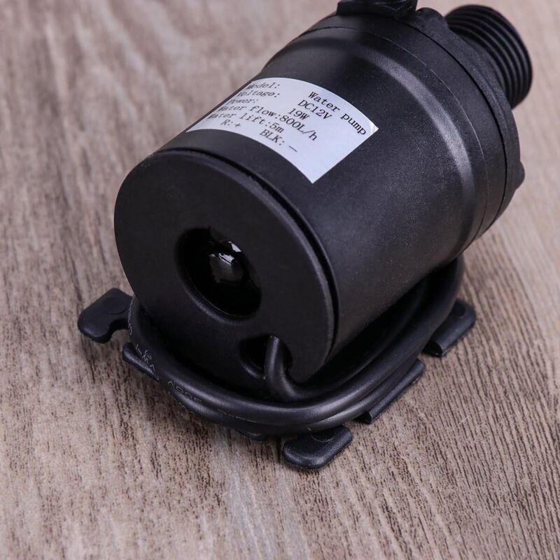 DC 12V Brushless Submersible Water Pump for Fountain Pool Solar Circulation, 800L per Hour 5M Lift - Image 2