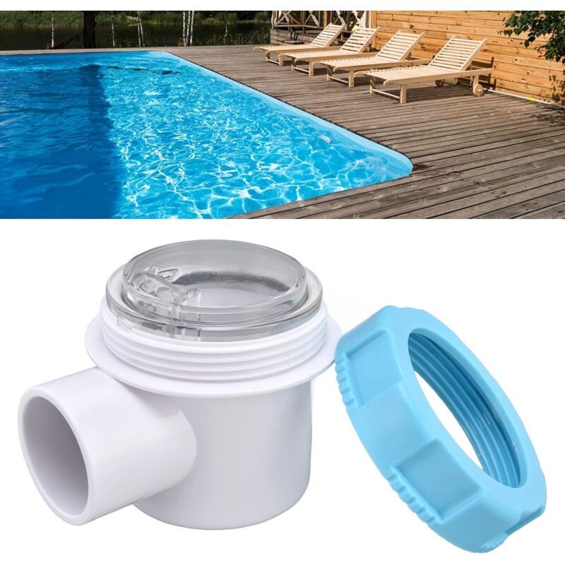 Swimming Pool Check Valve G1.5 PVC Safety Valve with Sight Lens for Spa Filter, 50mm - Image 2
