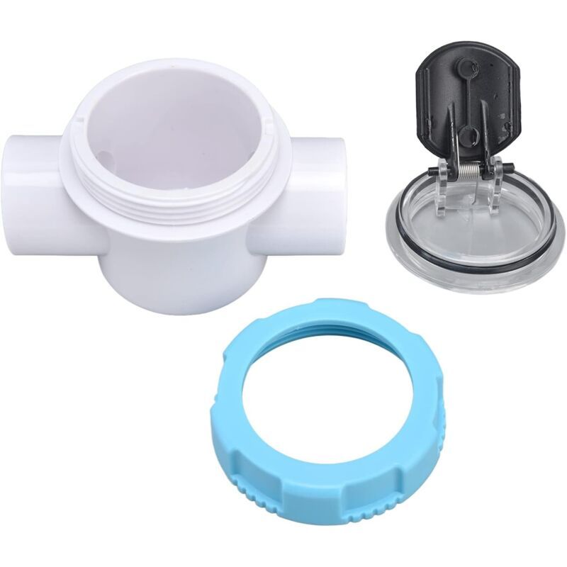 Swimming Pool Check Valve G1.5 PVC Safety Valve with Sight Lens for Spa Filter, 50mm - Image 3