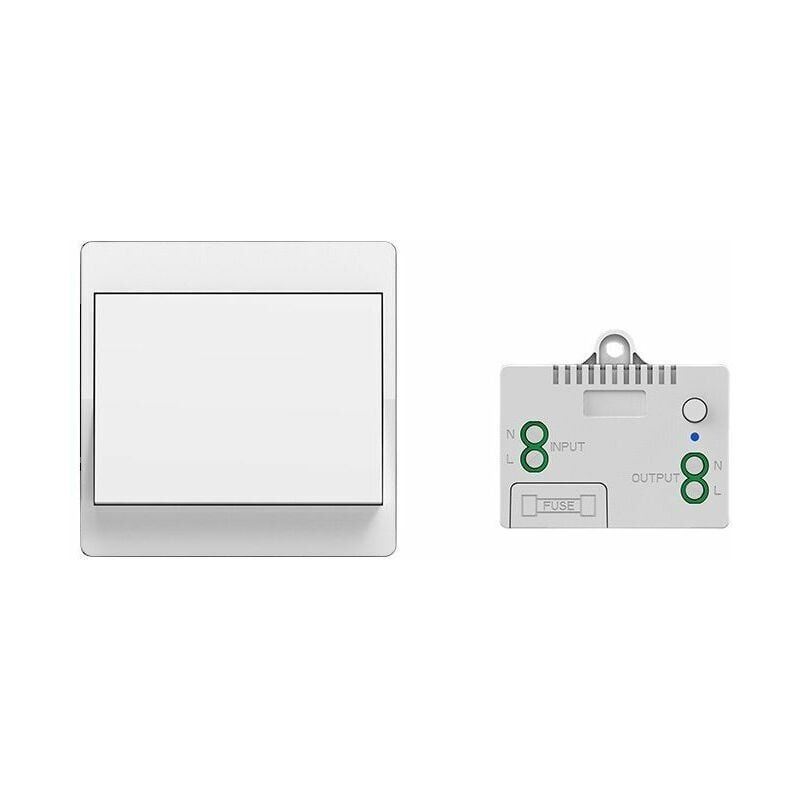 Self Powered Wireless Wall Remote Control Transmitter Waterproof No Battery Switch for Lights and Appliances - Image 1