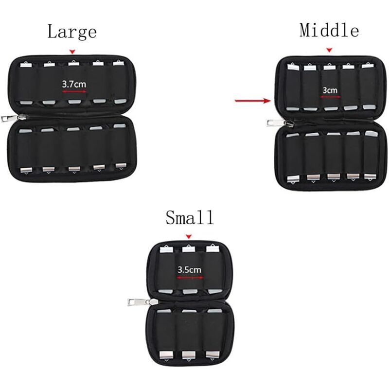 USB Flash Drive and Memory Card Storage Carrying Case - Image 3