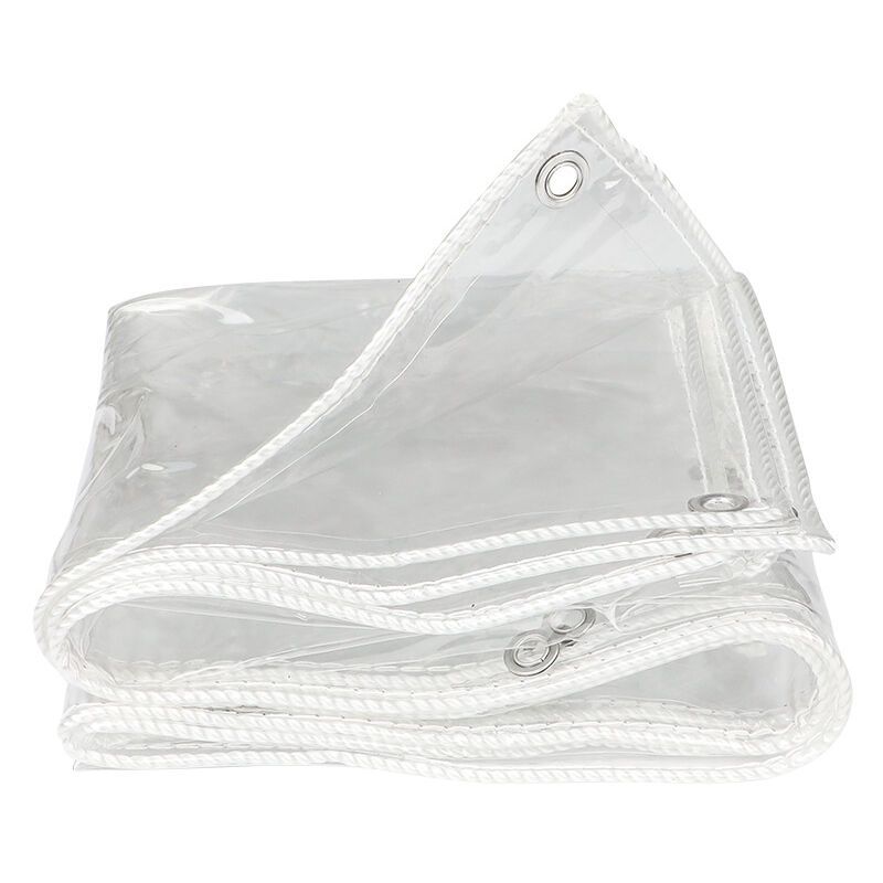 Transparent Reinforced Protective Tarpaulin 350g per Square Meter, 2 x 3M - Image 1