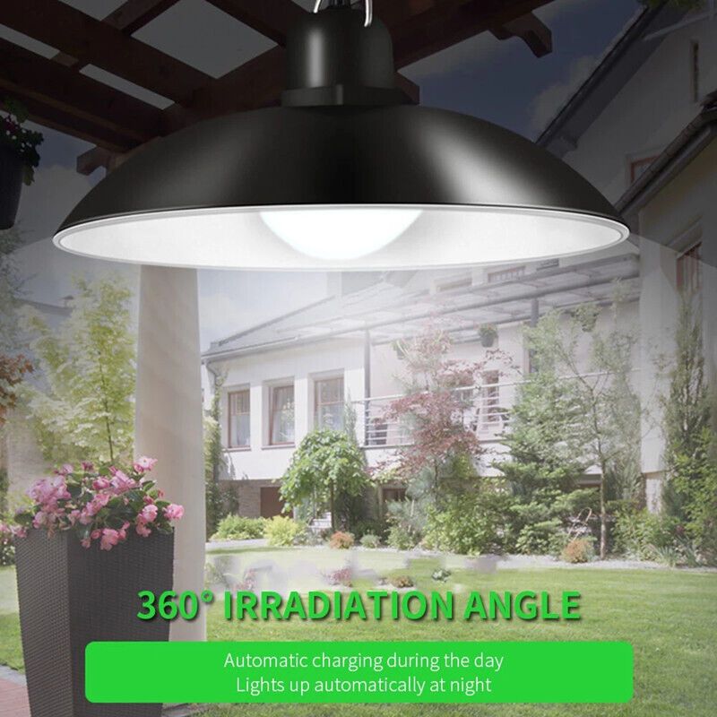 Solar Chandelier 30 LED Retro Bulb Light with Remote Control 3 Brightness Levels White Light IP65 - Image 3