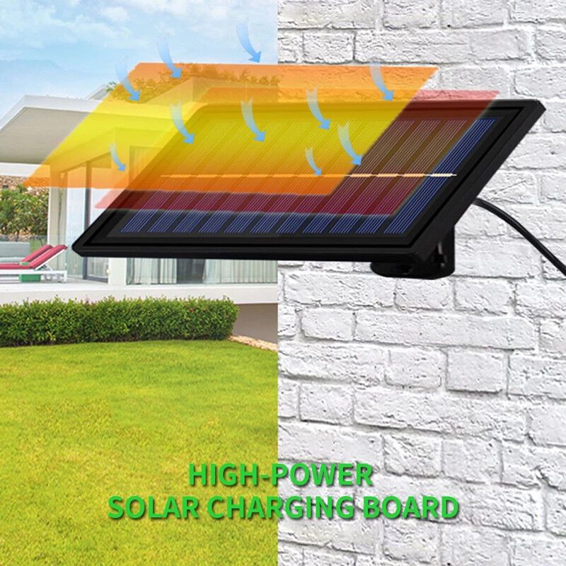 Solar Chandelier 30 LED Retro Bulb Light with Remote Control 3 Brightness Levels White Light IP65 - Image 4