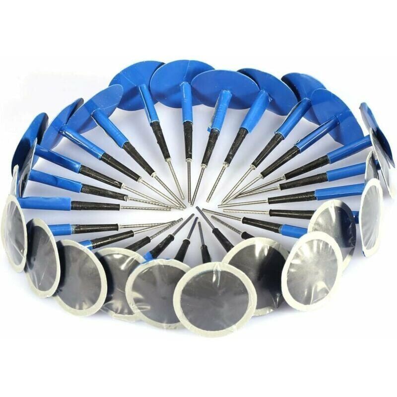 24 Pack Universal Tubeless Tire Puncture Repair Mushroom Plugs for Car Motorcycle, 36 x 4mm - Image 1