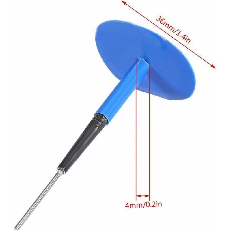 24 Pack Universal Tubeless Tire Puncture Repair Mushroom Plugs for Car Motorcycle, 36 x 4mm - Image 4