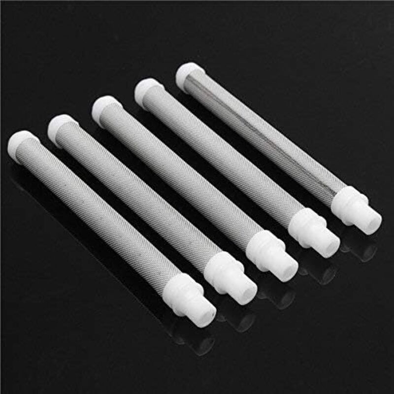 5 Pack 60 Mesh Airless Spray Gun Filter Elements Compatible with Wagner Paint Spray Gun - Image 2