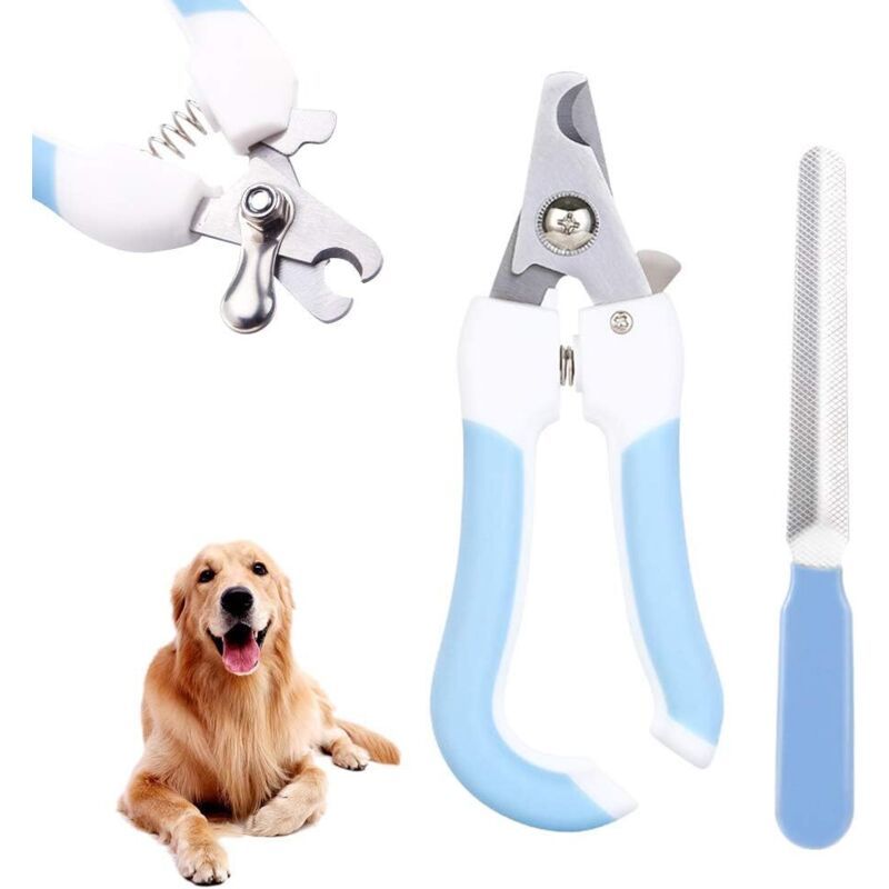 Pet Nail Clippers with Nail File for Small Medium Large Dogs Cats Birds and Rodents - Image 1