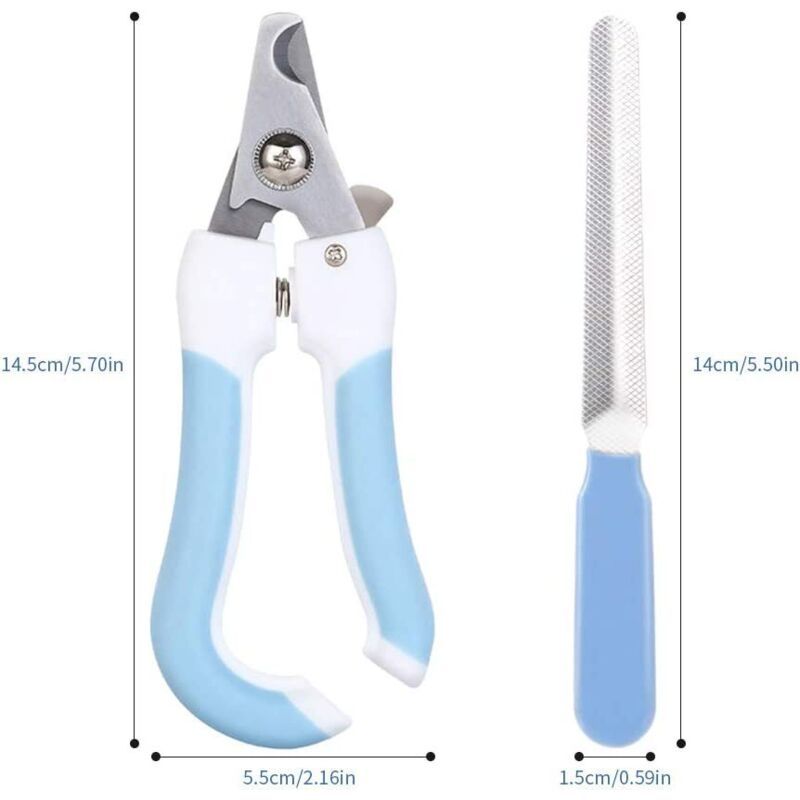 Pet Nail Clippers with Nail File for Small Medium Large Dogs Cats Birds and Rodents - Image 4