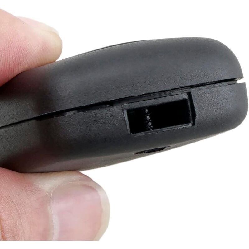Replacement Key Shell with Screw and Remote Button Compatible with Citroen Peugeot Toyota Models Black - Image 2