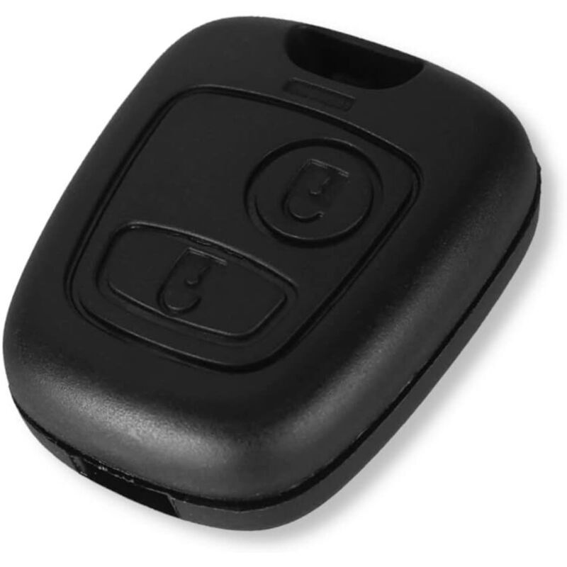 Replacement Key Shell with Screw and Remote Button Compatible with Citroen Peugeot Toyota Models Black - Image 3