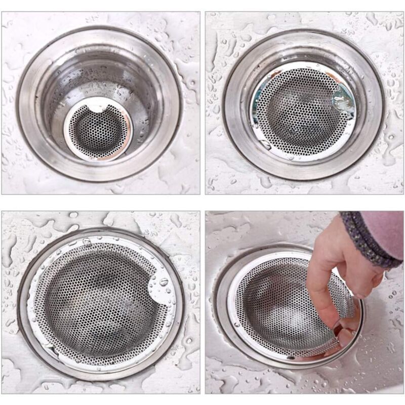 2 Pack Stainless Steel Sink Strainers, 5cm - Image 3
