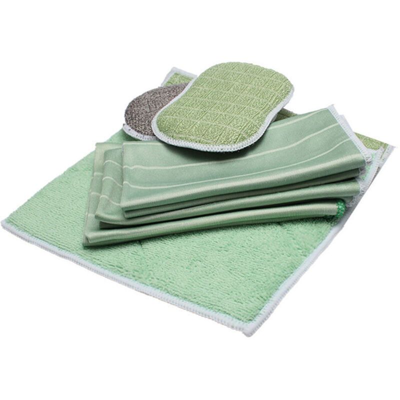 6 Pack Bamboo Microfiber Cleaning Cloths for Glass Bodywork Screens and Smooth Surfaces - Image 2
