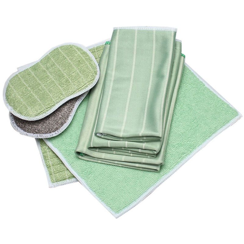 6 Pack Bamboo Microfiber Cleaning Cloths for Glass Bodywork Screens and Smooth Surfaces - Image 4