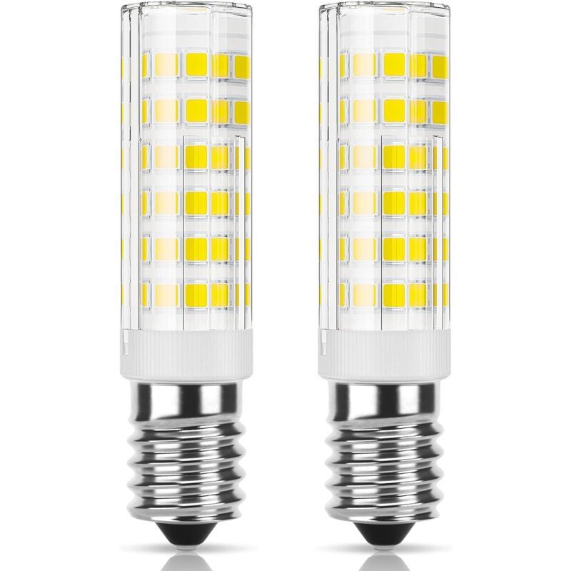 2 Pack E14 LED Hood Bulbs 5W 50W Halogen Equivalent Cool White Non Dimmable, 550lm 6000K - Image 1
