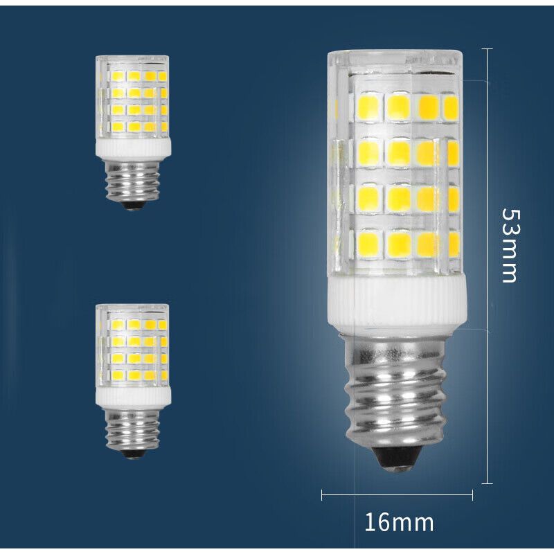 2 Pack E14 LED Hood Bulbs 5W 50W Halogen Equivalent Cool White Non Dimmable, 550lm 6000K - Image 2