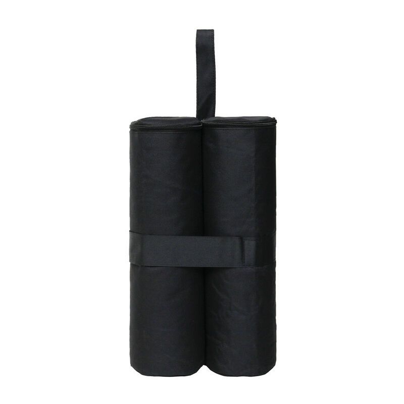 4 Pack Gazebo Weight Bags Black Fillable Ballast Bags for Party Tent and Pavilion, 60kg Max - Image 1